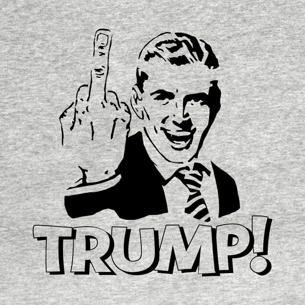 MIDDLE FINGER TRUMP POLITICALLY INCORRECT by FREE SPEECH SHOP